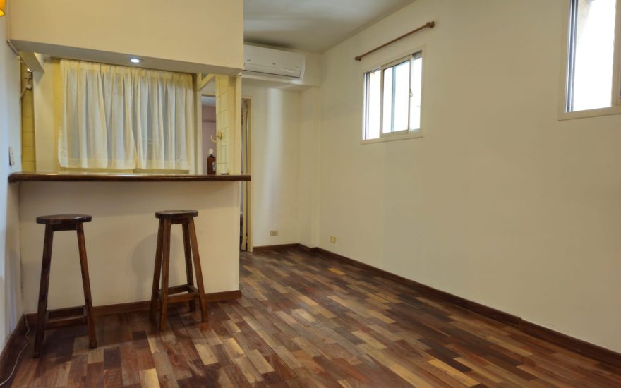 ALQUILER TEMPORAL SIN MUEBLES – RETIRO – 1 AMBIENTE – Talcahuano y Santa Fe