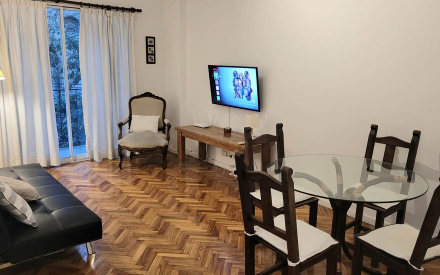 ALQUILER AMOBLADO – RECOLETA – 2 AMBIENTES – Azcuenaga al 1100