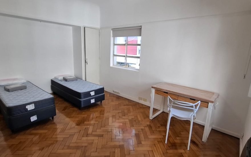 ALQUILER AMOBLADO – RETIRO – 3 AMBIENTES – Paraguay y Florida