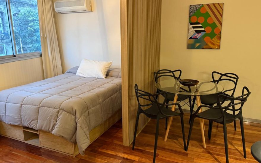 ALQUILER AMOBLADO – PALERMO – 1 AMBIENTE – Mansilla y Sc. Ortiz – Libre 1 de Abril