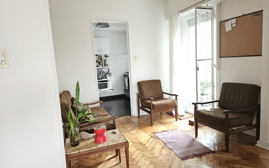 ALQUILADO ————–ALQUILER AMOBLADO – PQUE PATRICIOS – 3 AMBIENTES – Rondeau 3000